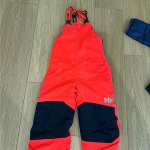 Helly Hansen Bright Red Bib with Black Straps